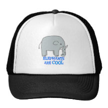 Elephants are COOL Trucker Hat