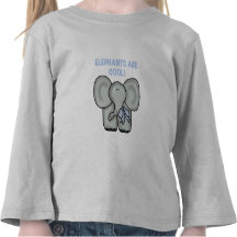 Elephants Are Cool Tshirts and Gifts
