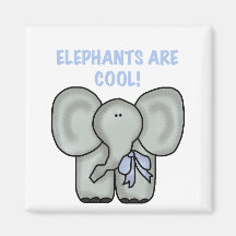 Elephants Are Cool Tshirts and Gifts Magnet