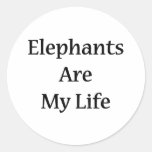 Elephants Are My Life Sticker