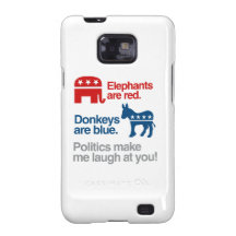 ELEPHANTS ARE RED. DONKEYS ARE BLUE. GALAXY S2 CASES
