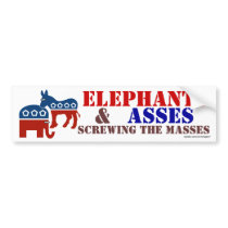 ELEPHANTS, &, ASSES, SCREWING THE MASSES...