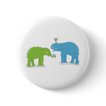 Elephants Pinback Button