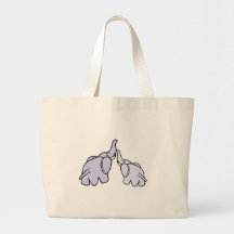 Elephants Canvas Bag