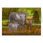 Elephants in the Rainforest Cards
