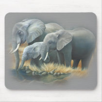Elephants Mousepad