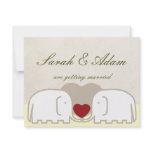 elephants row save the date