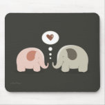 Elephants Soul Mates mousepad