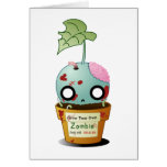Élevez la carte de voeux de zombi