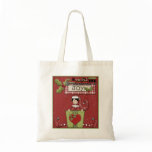 Elf and Gift - Christmas Design Bag