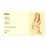 Elf (anime style) business card template