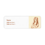 Elf (anime style) return address label
