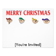 Elf Assembly Personalized Invite