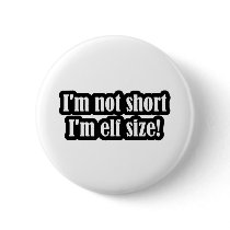 Elf Pinback Button