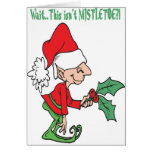 Elf et houx carte