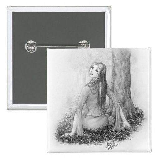 Elf Lady Button