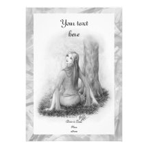 Elf Lady Custom Announcements