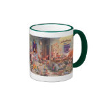Elfes vintages et jouets de Pôle Nord de l'atelier Tasses