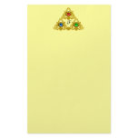 ELFIC TALISMAN MONOGRAM Yellow Stationery Paper