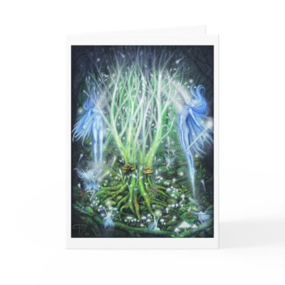 Elfland's Workshop  Greeting Card by Elfland_Shop