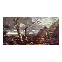 Elijah In The Desert By Washington Allston Photo Cards
