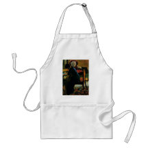 Elisabeth At The Desk By Macke August Apron