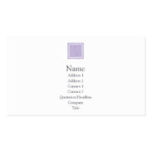 Elise - Purple Business Card Template