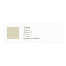 Elise - Tan Business Card Templates