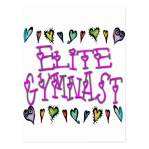 Elite Gymnast Postcard