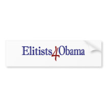 Elitists 4 Obama