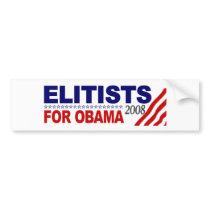 Elitists For Obama