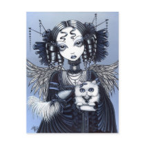 Elizabeth Gothic Victorian Persian Cat Angel Post Cards
