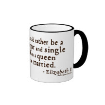 Elizabeth I Quote about Marriage Mug