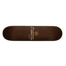 Elizabeth I Quote on Time Skateboard Decks