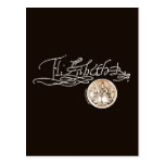 Elizabeth I Signature (Version 1) Postcard
