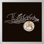 Elizabeth I Signature (Version 1) Poster