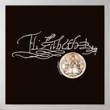 Elizabeth I Signature (Version 1) Poster