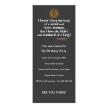 Elizabeth I Tilbury Quote Invites