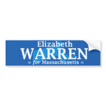 Elizabeth Warren for Massachusetts bumper sticker