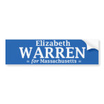 Elizabeth Warren for Massachusetts sticker Bumper Sticker