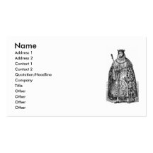Elizabethan Fashion Business Card