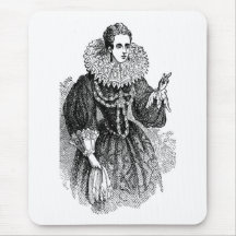 "Elizabethan Fashion"  Mousepad