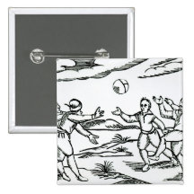 Elizabethan Football Pinback Button