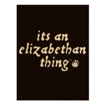 Elizabethan Thing (TM) postcards