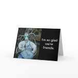 Elk Skeleton Friend Card