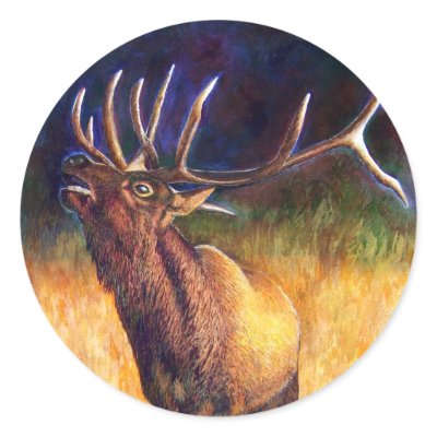 Elk, Stickers by artbyjolyn
