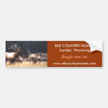 Elk, www.elkcountryhomes.com, ELK ... - Customized Bumper Stickers