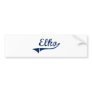 Elko Nevada Classic Design Bumper Stickers