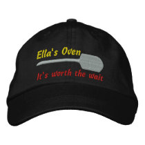 Ella's Oven, It's worth the... Embroidered Baseball Cap