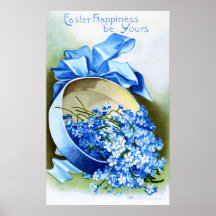 Ellen H. Clapsaddle : Boîte de myosotis Affiche
